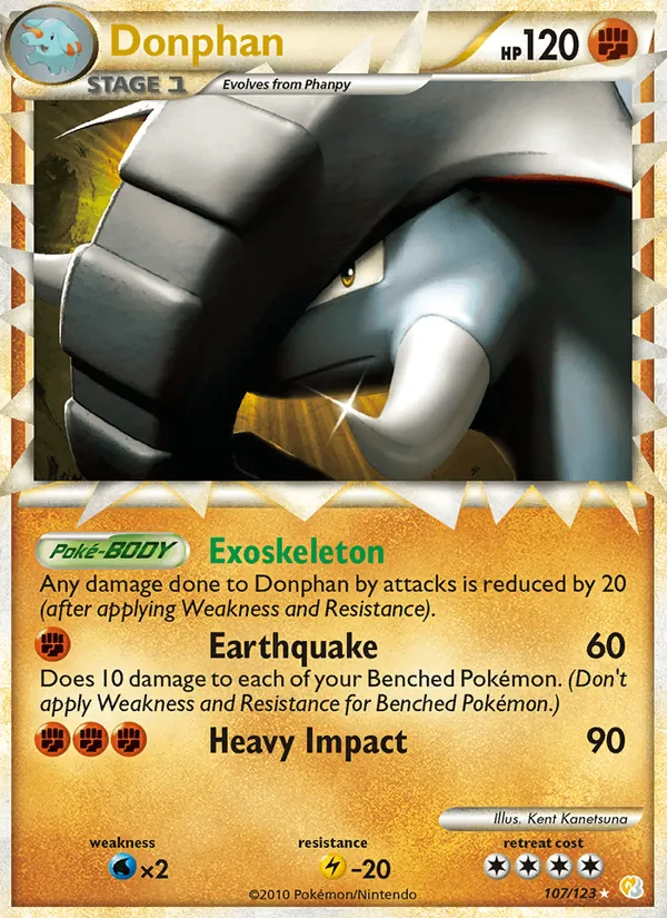 Donphan Pokémon card