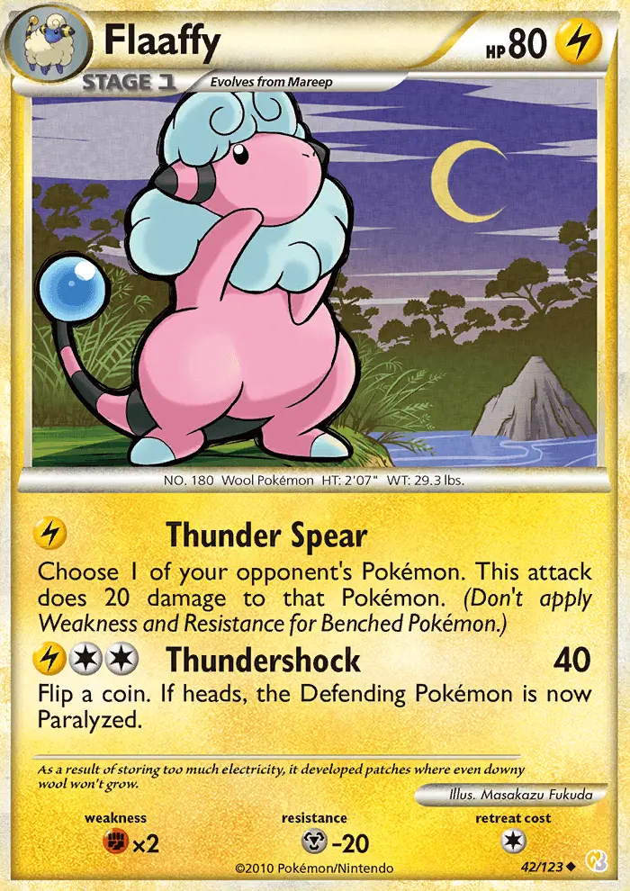 Flaaffy Pokémon card