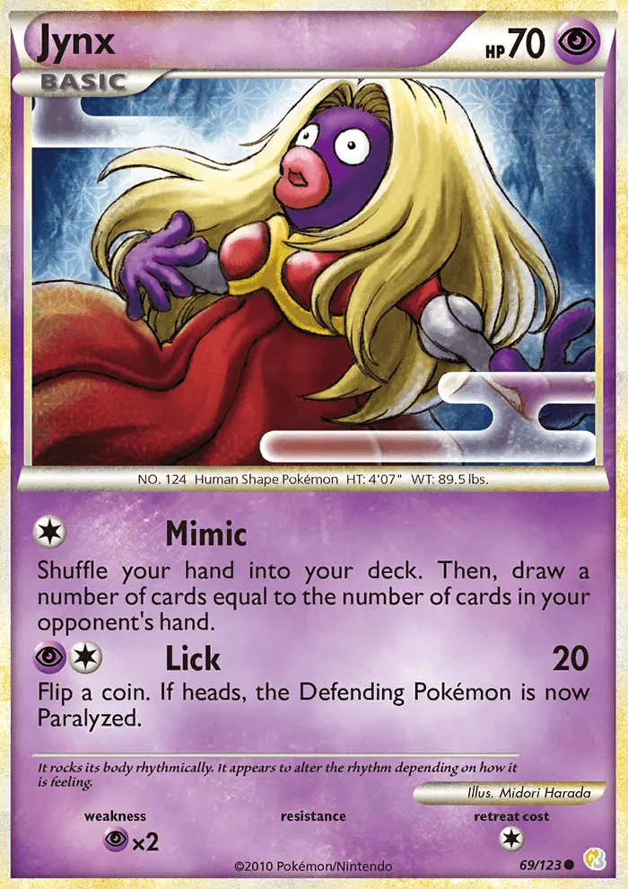 Jynx Pokémon card
