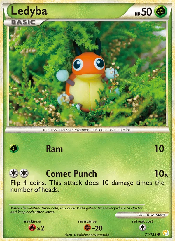 Ledyba Pokémon card