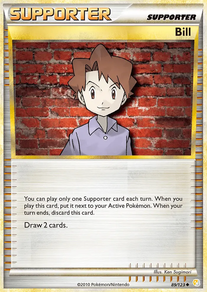 Bill Pokémon card