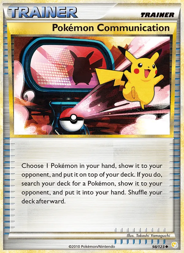 Pokémon Communication card