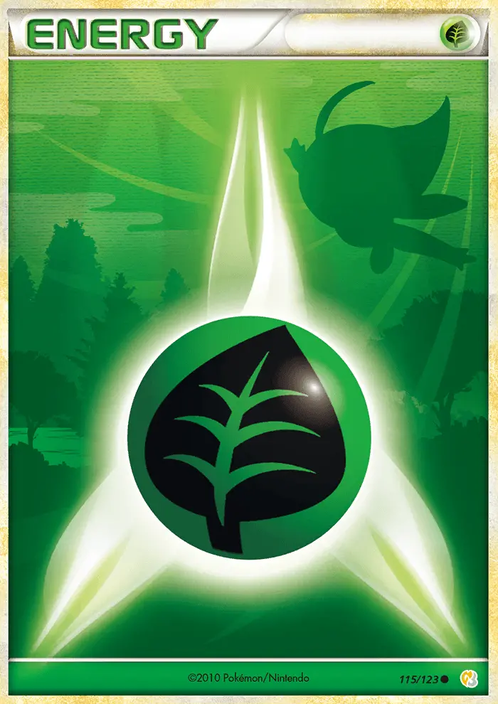 Grass Energy Pokémon card