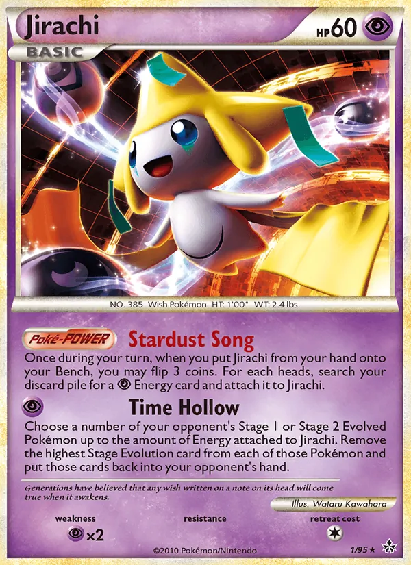 Jirachi Pokémon card