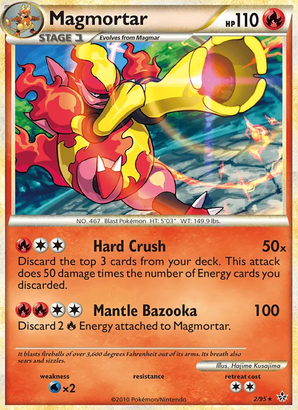 Magmortar Pokémon card