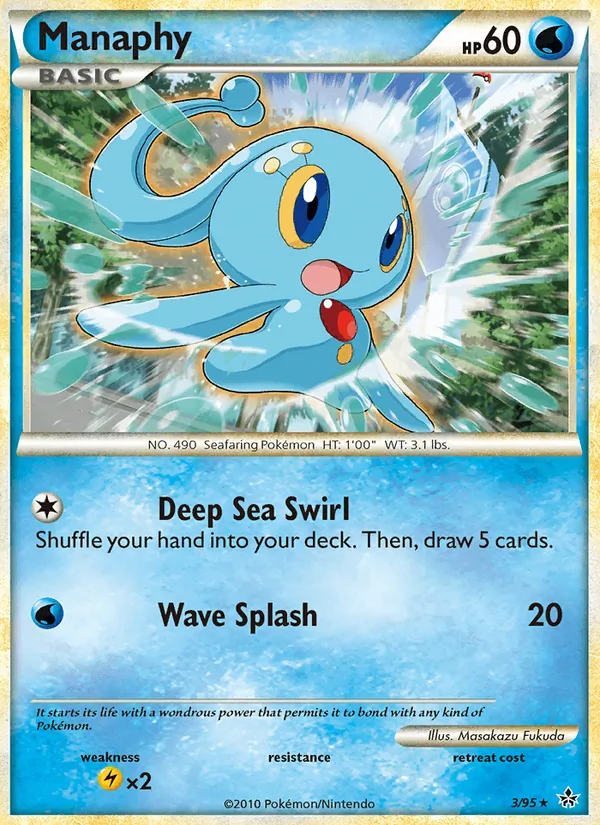 Manaphy Pokémon card
