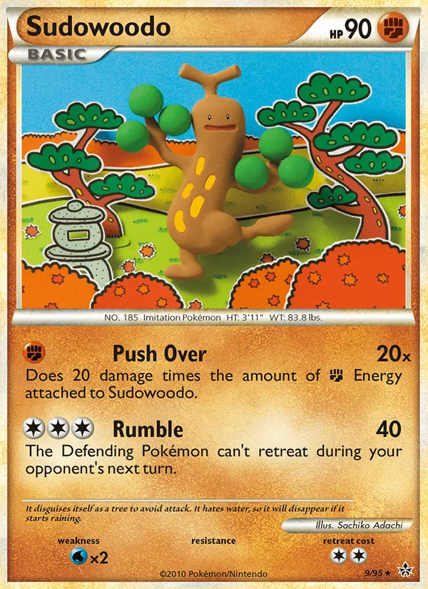 Sudowoodo card
