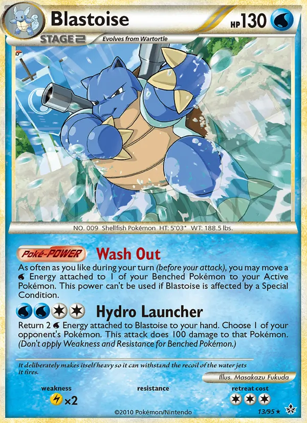 Blastoise Pokémon card
