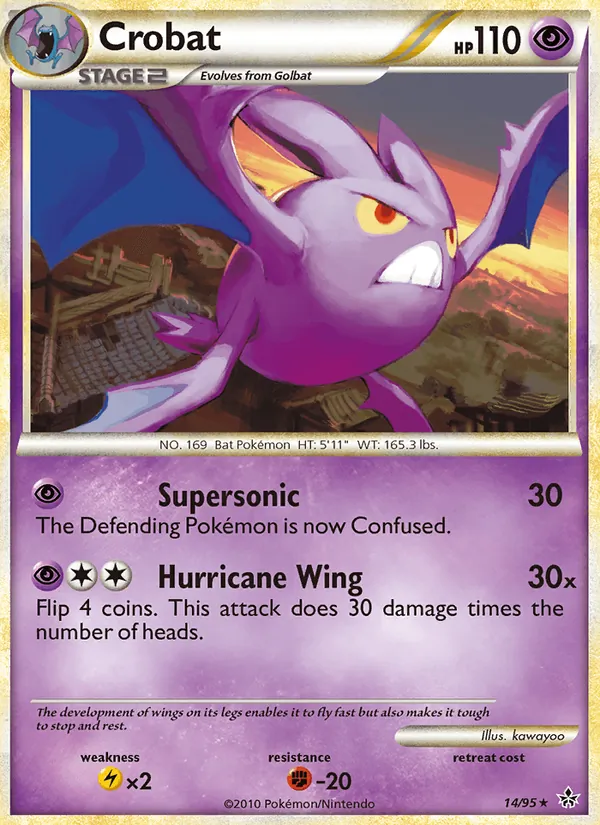 Crobat Pokémon card