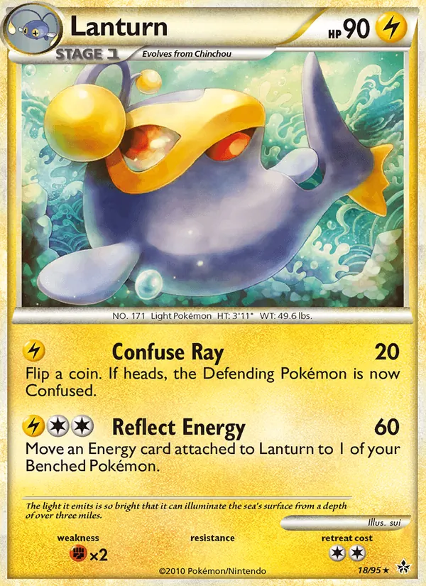 Lanturn Pokémon card
