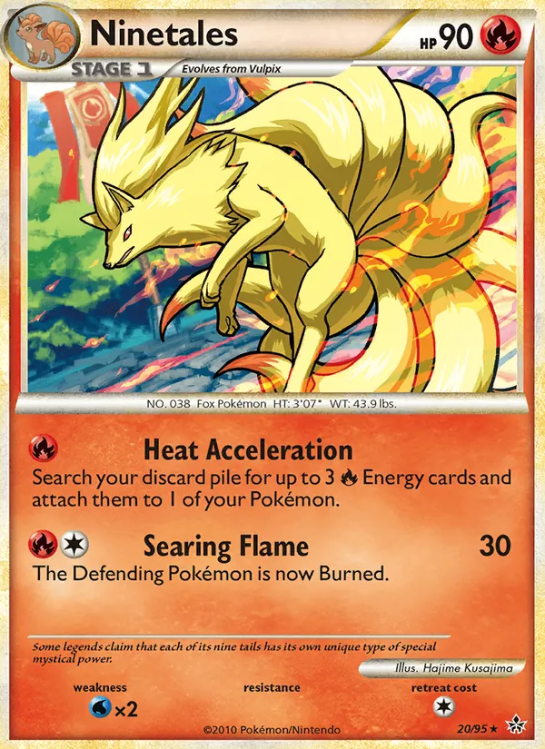 Ninetales Pokémon card