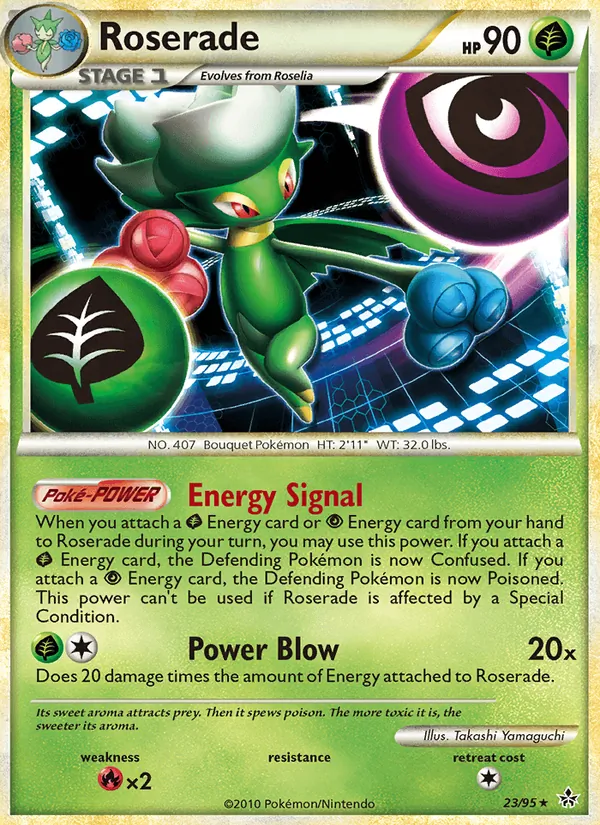 Roserade card