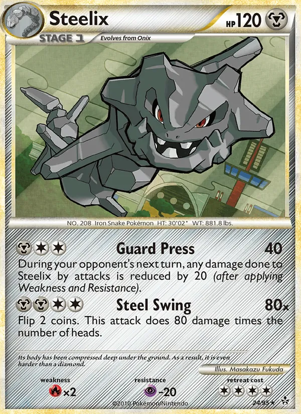 Steelix Pokémon card