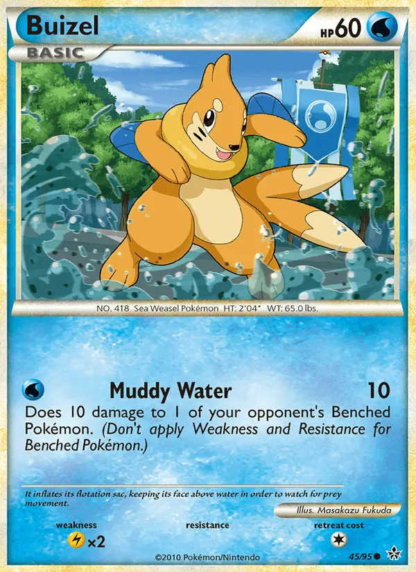 Buizel Pokémon card