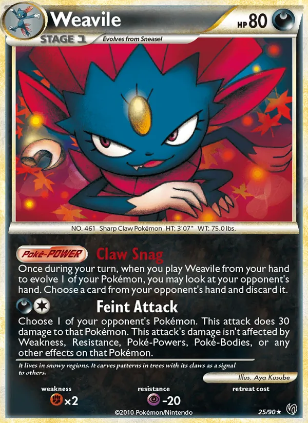 Weavile card