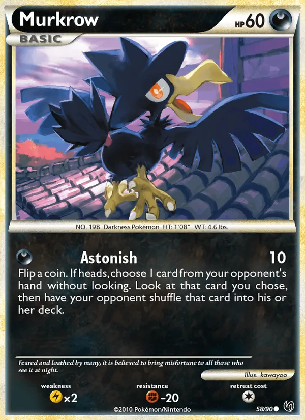 Murkrow Pokémon card