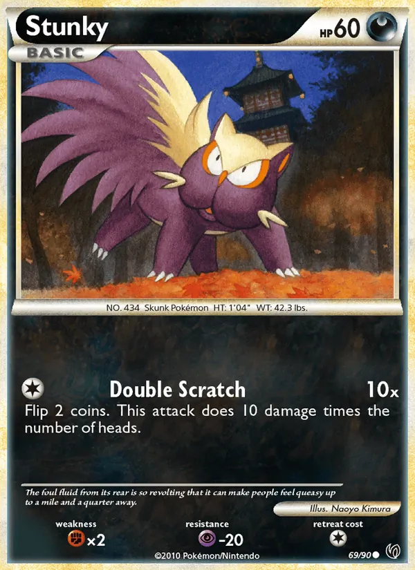 Stunky Pokémon card