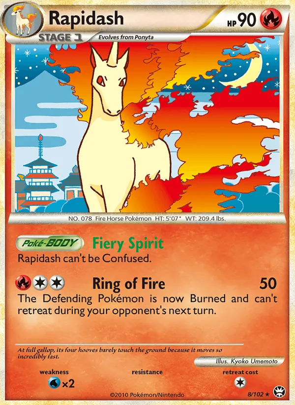 Rapidash Pokémon card