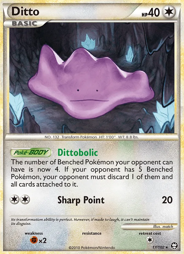 Ditto Pokémon card