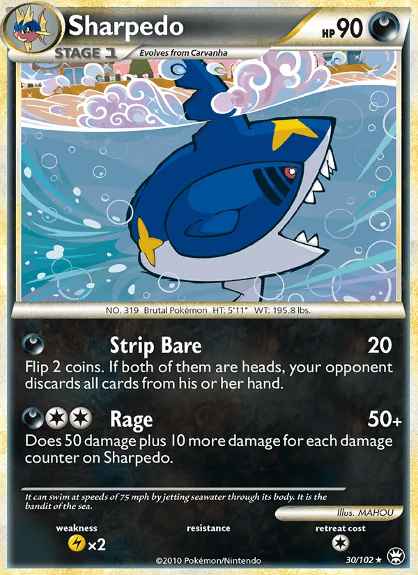 Sharpedo card