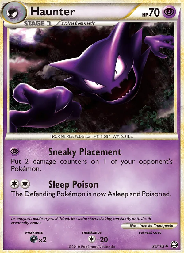 Haunter Pokémon card