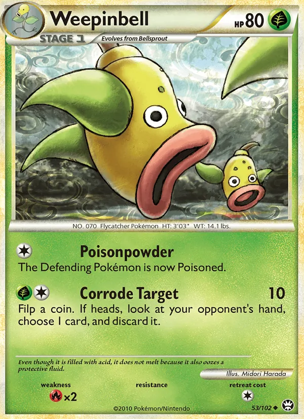 Weepinbell card