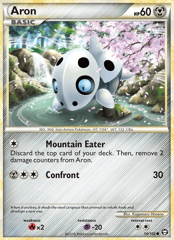 Aron Pokémon card