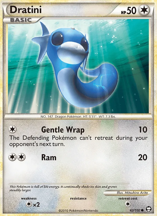Dratini Pokémon card