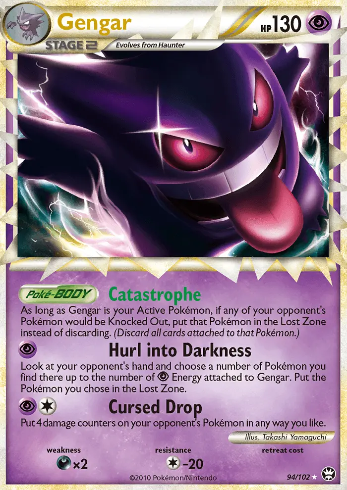 Gengar Pokémon card