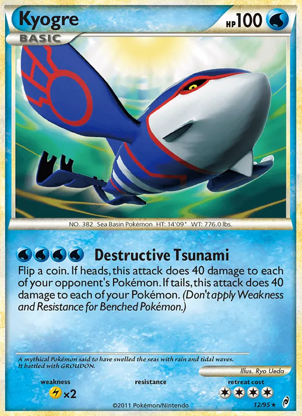 Kyogre Pokémon card
