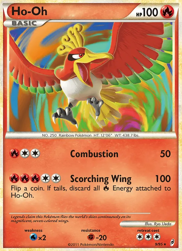 Ho-Oh Pokémon card