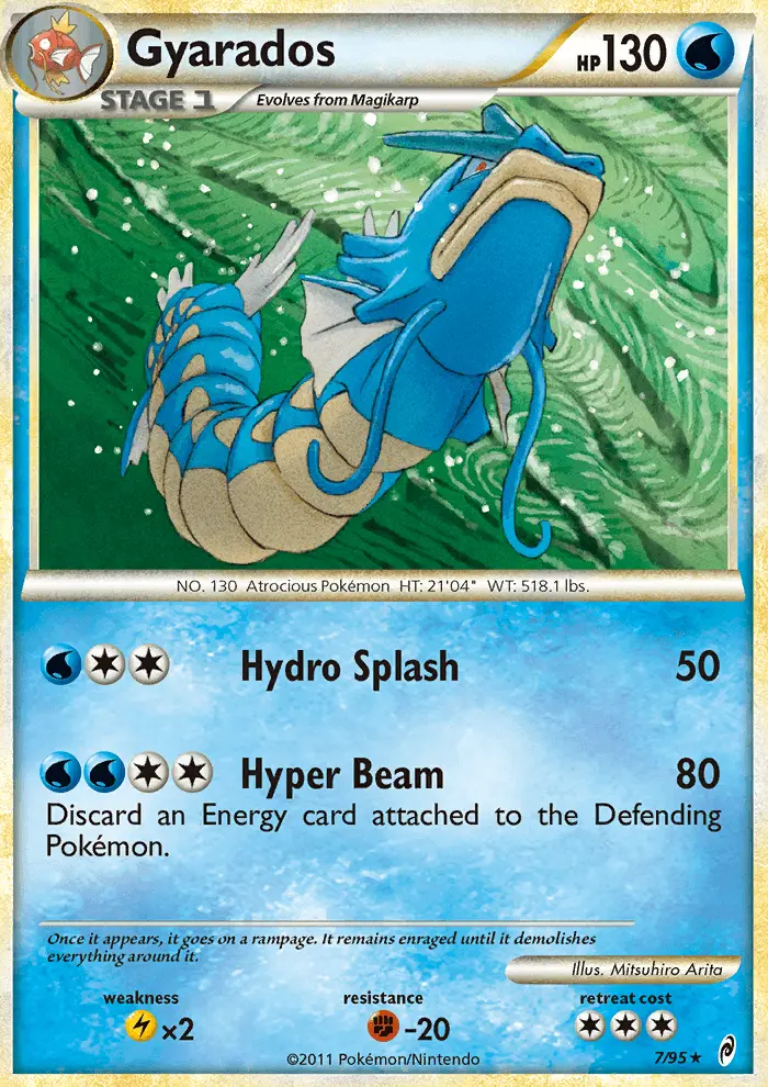 Gyarados Pokémon card