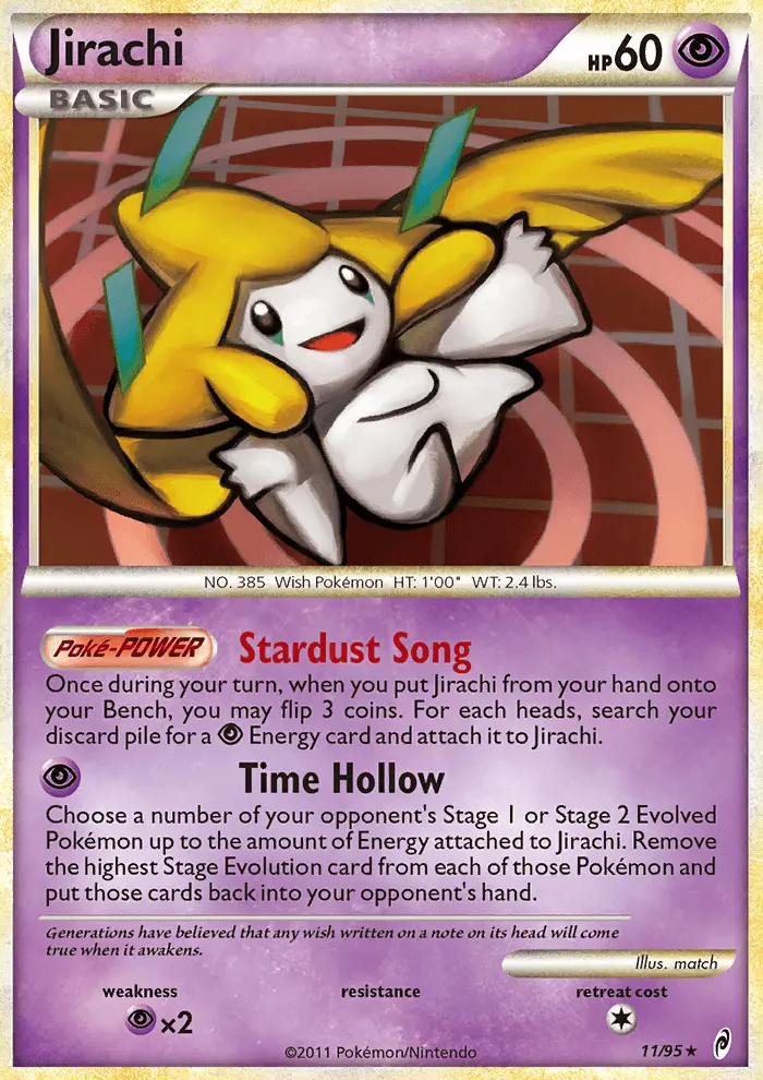 Jirachi Pokémon card