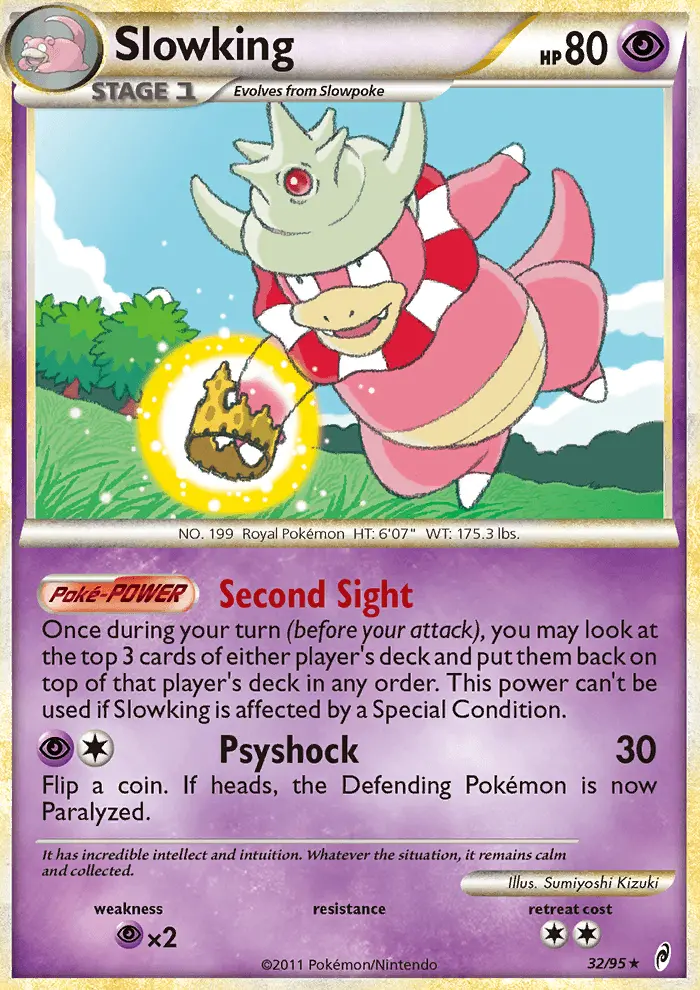 Slowking Pokémon card