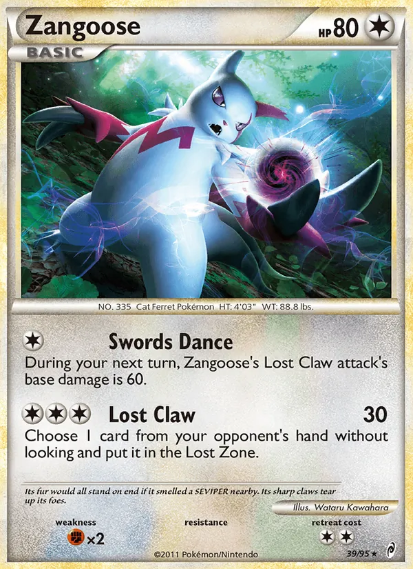 Zangoose card