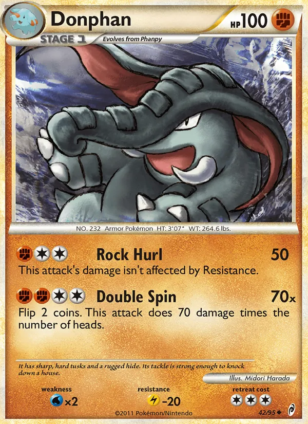 Donphan Pokémon card