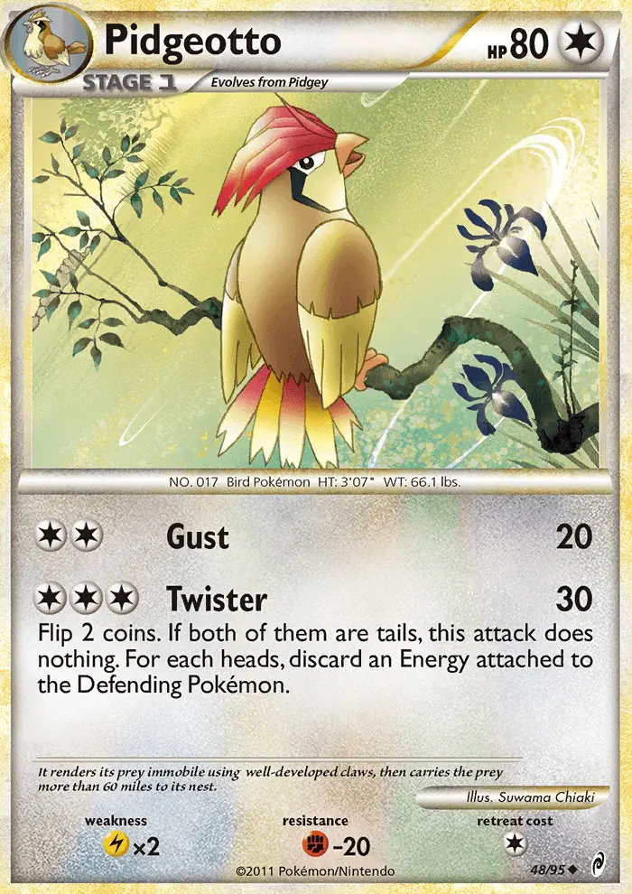 Pidgeotto Pokémon card
