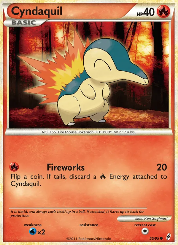 Cyndaquil Pokémon card