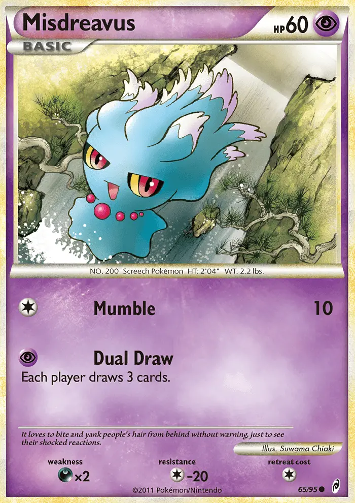 Misdreavus Pokémon card