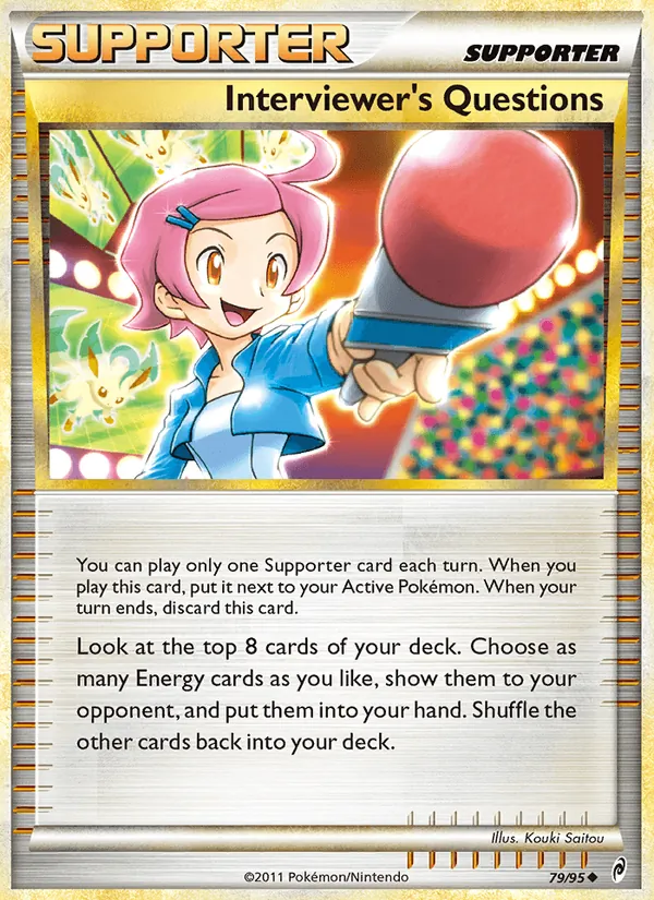 Interviewer's Questions card