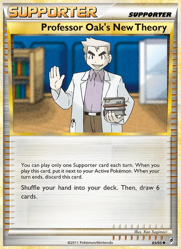 Professor Oak's New Theory card