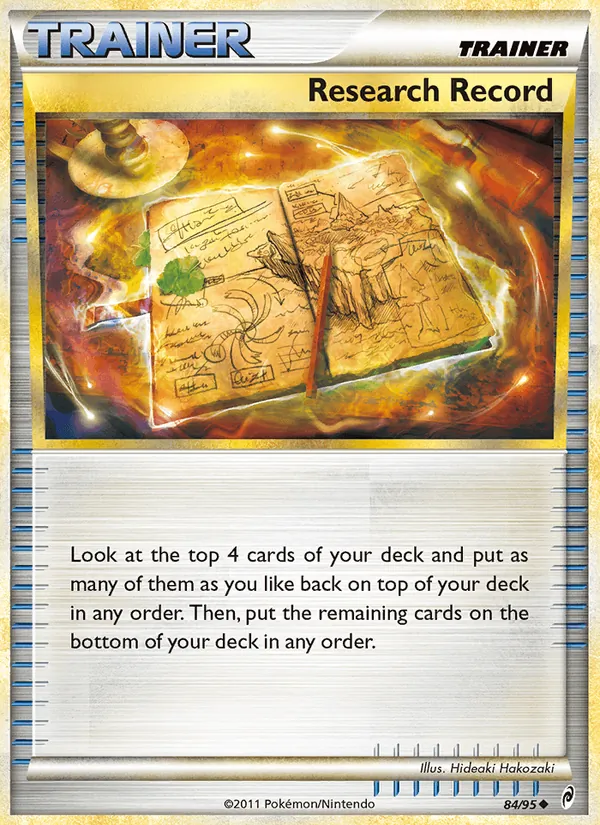 Research Record card