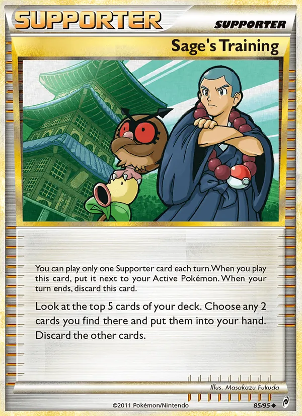 Sage's Training card