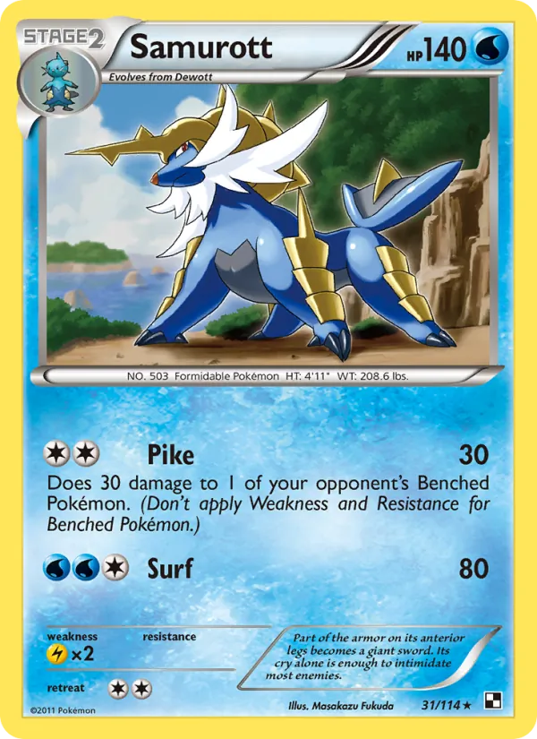 Samurott card