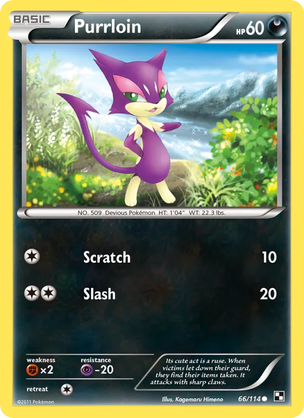 Purrloin Pokémon card