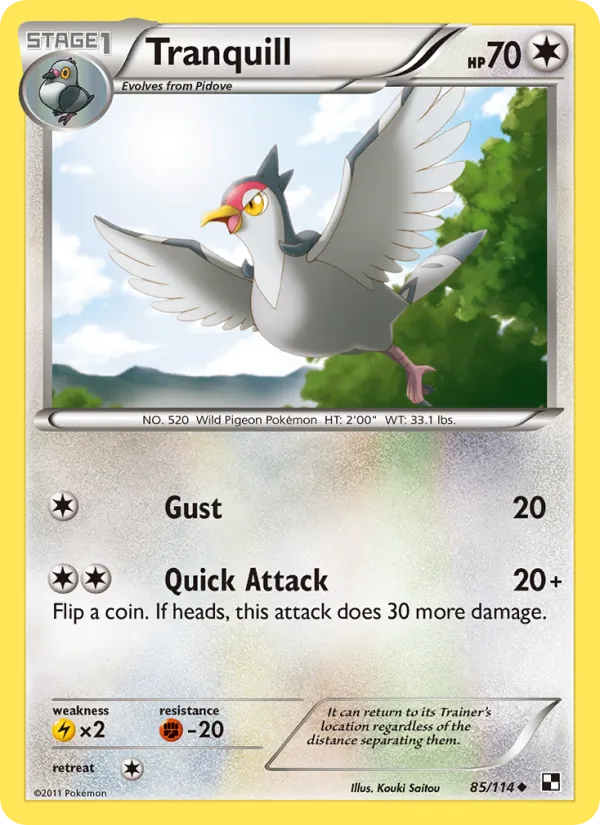Tranquill card