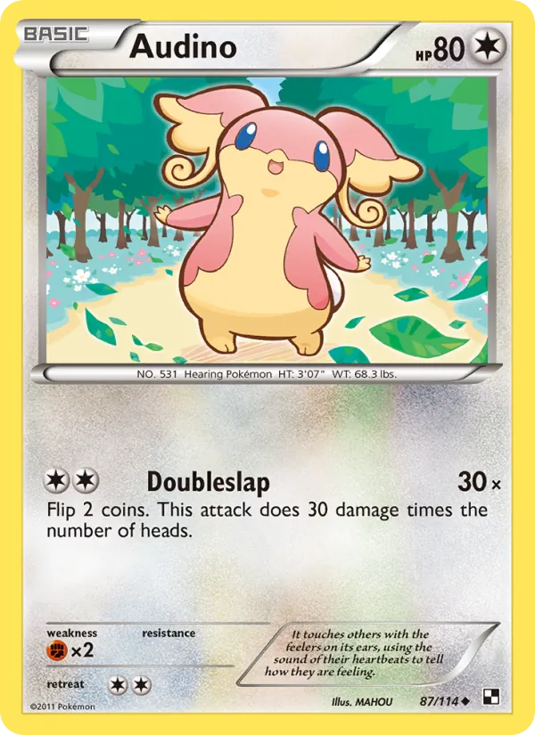 Audino Pokémon card
