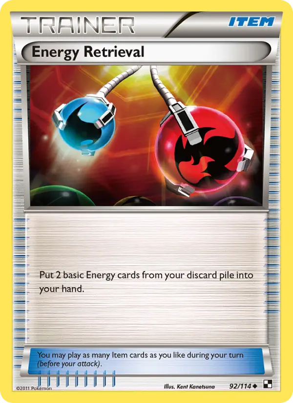 Energy Retrieval Pokémon card