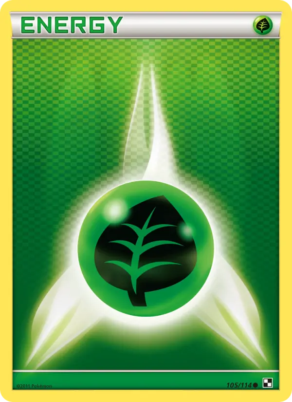 Grass Energy Pokémon card