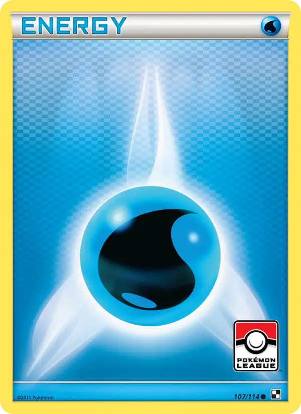 Water Energy Pokémon card